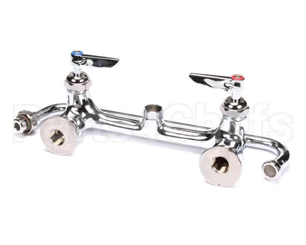 B-0231-CR T&S Brass 8 Wall Mount Faucet, 1/2 Npt Female Inle