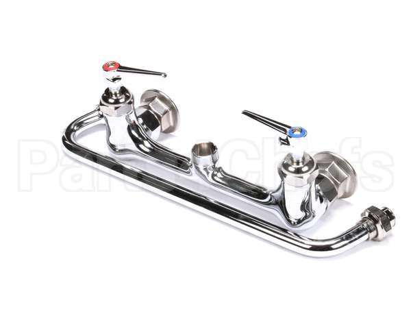 B-0231-CR T&S Brass 8 Wall Mount Faucet, 1/2 Npt Female Inle