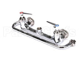 B-0231-CR T&S Brass 8 Wall Mount Faucet, 1/2 Npt Female Inle