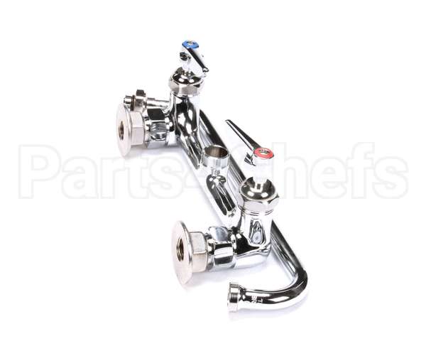 B-0231-CR T&S Brass 8 Wall Mount Faucet, 1/2 Npt Female Inle