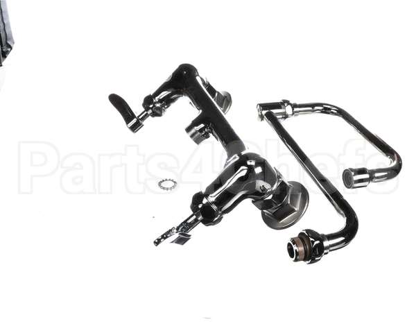 B-0266-CR-SC T&S Brass Dual Pantry Mixing Faucet 8 Wall Mount
