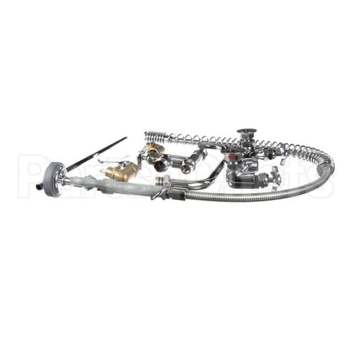 B-0287 T&S Brass Big-Flo Pre-Rinse Unit: 8 Wall Mount, 12