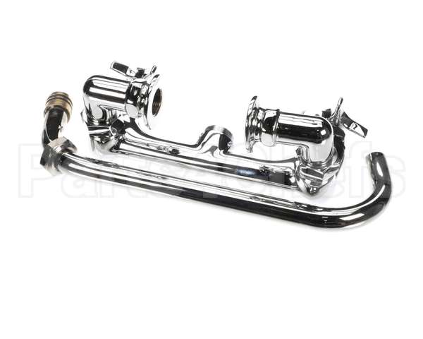 B-0293 T&S Brass Big-Flo Mixing Faucet, 8 Deck Mount, 12
