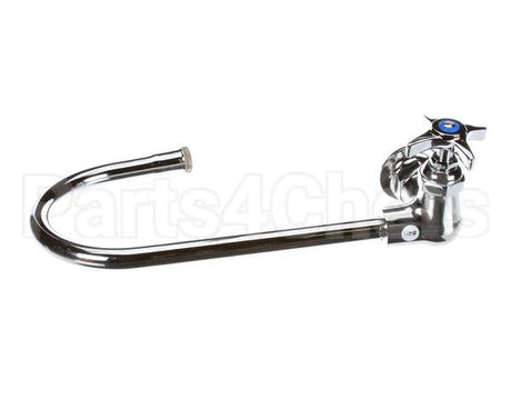 B-0310 T&S Brass Single Pantry Faucet, Wall Mt, Swivel/Ri