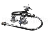 B-0316 T&S Brass Vertical Double Pantry Faucet, Wall Moun