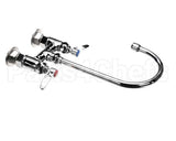 B-0325 T&S Brass Double Pantry Faucet, Deck Mount, 4 Cent