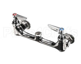 B-0330-LN T&S Brass Double Pantry Base Faucet, Wall Mount, 8