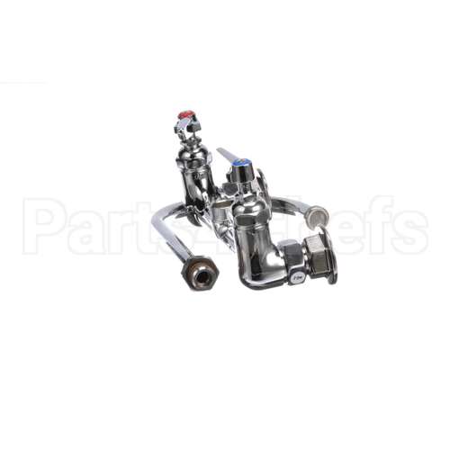 B-0331 T&S Brass Faucet, Wall Mount, 8 Centers, Eternas,