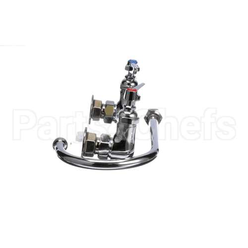 B-0331 T&S Brass Faucet, Wall Mount, 8 Centers, Eternas,