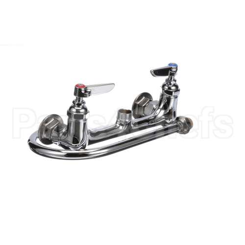 B-0331 T&S Brass Faucet, Wall Mount, 8 Centers, Eternas,