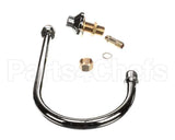 B-0520 T&S Brass Rigid Gooseneck, Deck Mount, 5-1/2 Sprea