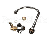 B-0520 T&S Brass Rigid Gooseneck, Deck Mount, 5-1/2 Sprea