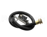B-0654 T&S Brass Hose Hanger, Stainless Steel, Spring-Loa