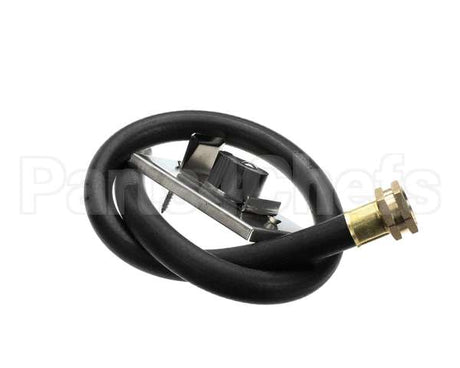 B-0654 T&S Brass Hose Hanger, Stainless Steel, Spring-Loa