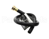 B-0654 T&S Brass Hose Hanger, Stainless Steel, Spring-Loa