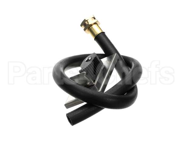 B-0654 T&S Brass Hose Hanger, Stainless Steel, Spring-Loa