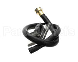 B-0654 T&S Brass Hose Hanger, Stainless Steel, Spring-Loa
