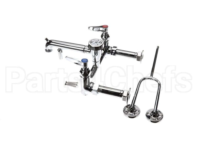 B-0655-BSTP T&S Brass Service Sink Faucet Wall Mount 8 Cente