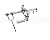 B-0655-BSTP T&S Brass Service Sink Faucet Wall Mount 8 Cente