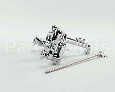 B-0665-BSTP T&S Brass Service Sink Faucet, Wall Mount, 8 Cente