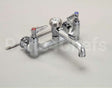 B-0665-BSTR T&S Brass Service Sink Faucet, Wall Mount, 8 Cente