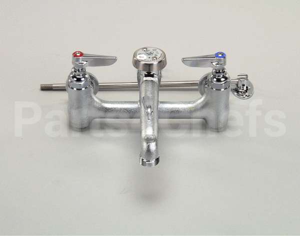 B-0665-BSTR T&S Brass Service Sink Faucet, Wall Mount, 8 Cente