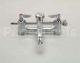 B-0665-BSTR T&S Brass Service Sink Faucet, Wall Mount, 8 Cente