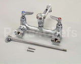 B-0665-BSTR T&S Brass Service Sink Faucet, Wall Mount, 8 Cente
