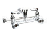B-0665-RGH T&S Brass Service Sink Faucet, Wall Mount, 8 Cente