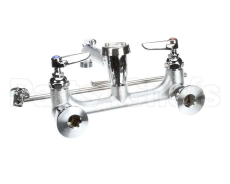 B-0665-RGH T&S Brass Service Sink Faucet, Wall Mount, 8 Cente