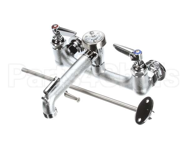 B-0665-RGH T&S Brass Service Sink Faucet, Wall Mount, 8 Cente