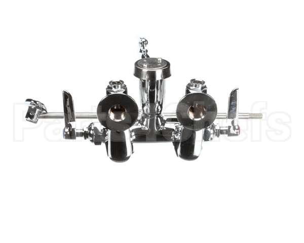 B-0667-POL T&S Brass Service Sink Faucet, Wall Mount, Adjusta