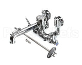 B-0667-POL T&S Brass Service Sink Faucet, Wall Mount, Adjusta