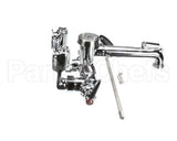 B-0667-POL T&S Brass Service Sink Faucet, Wall Mount, Adjusta