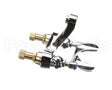 B-0890 T&S Brass Lavatory Faucet, 4 Deck Mount, Cast Spou