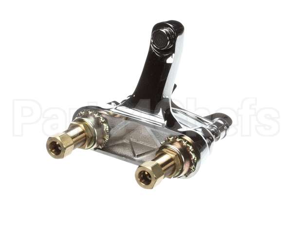 B-0890 T&S Brass Lavatory Faucet, 4 Deck Mount, Cast Spou