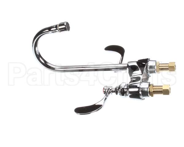 B-0892-01 T&S Brass Medical Fct, Deck Mt, Swivel/Rigid Goose