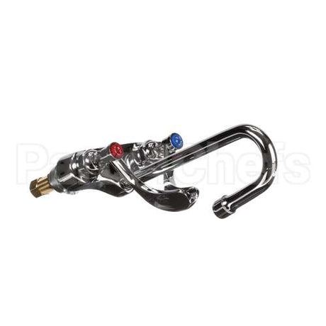 B-0892 T&S Brass Medical Fct, 4 Deck Mt, Swivel/Rigid Goo
