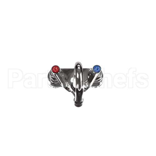 B-0892 T&S Brass Medical Fct, 4 Deck Mt, Swivel/Rigid Goo