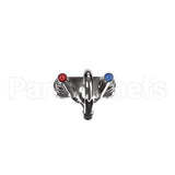 B-0892 T&S Brass Medical Fct, 4 Deck Mt, Swivel/Rigid Goo