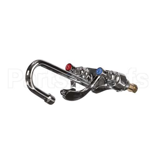 B-0892 T&S Brass Medical Fct, 4 Deck Mt, Swivel/Rigid Goo