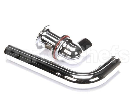 B-0898-OF T&S Brass Grid Drain Assembly, Offset, Polished Ch