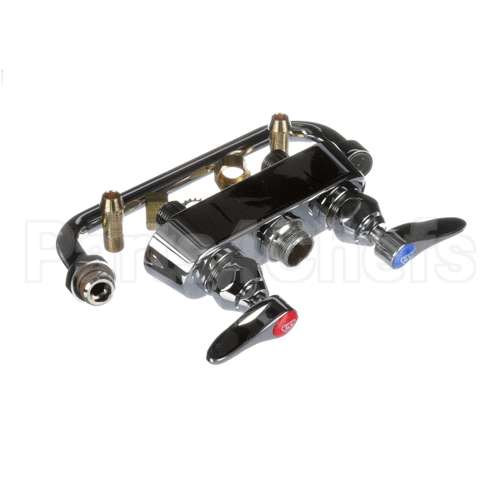 B-1101 T&S Brass Workboard Faucet, Deck Mount, 3-1/2 Cent