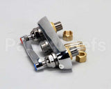 B-1110-LN T&S Brass Workboard Faucet, Deck Mount, 4 Centers,