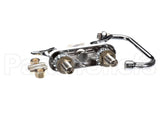 B-1110-XS T&S Brass Workboard Faucet, Deck Mount, 4 Centers,