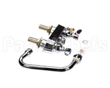 B-1110-XS T&S Brass Workboard Faucet, Deck Mount, 4 Centers,
