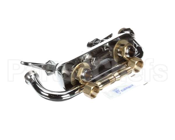 B-1111 T&S Brass Workboard Faucet, Deck Mount, 4 Centers,
