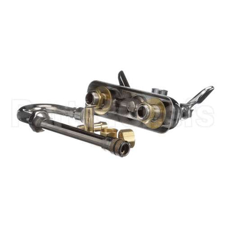 B-1115-132X T&S Brass Workboard Faucet, Wall Mount, 4 Centers,