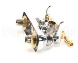 B-1115-LN T&S Brass Workboard Faucet, Wall Mount, 4 Centers,