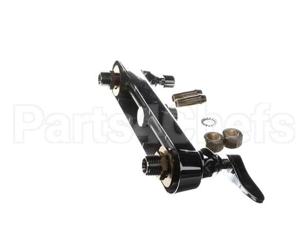 B-1120-LN T&S Brass Workboard Faucet, Deck Mount, 8 Centers,